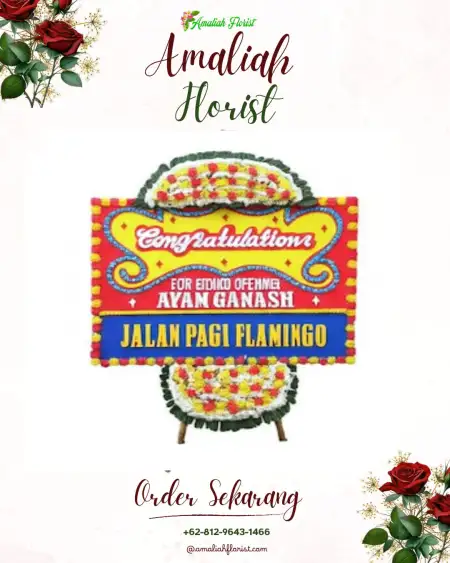 Sewa Papan Bunga Blubuk